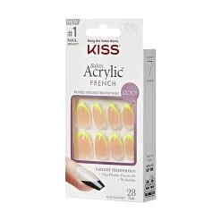 Kiss Salon Acrylic French Color Nails – SF002