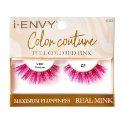 Kiss I-ENVY Color Couture Full Colored Pink Mink Lashes - IC03