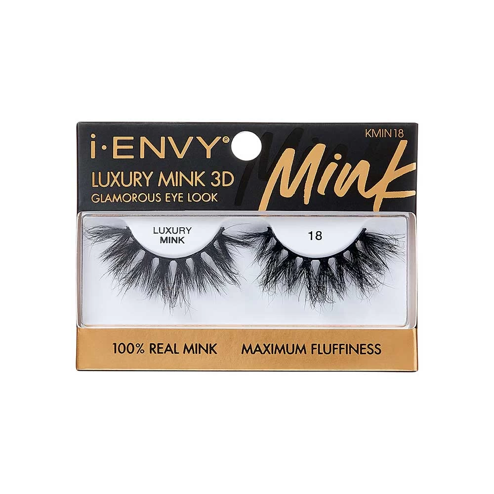 Kiss I-ENVY Luxury Mink 3D Lashes - KMIN18 1 Kiss I-ENVY Luxury Mink 3D Lashes - KMIN18