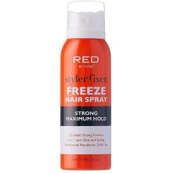 Red By Kiss Styler Fixer Freeze Hair Spray Strong Max Hold 2.1 OZ - SS02