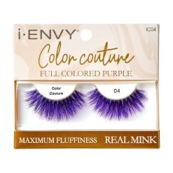 Kiss I-ENVY Color Couture Full Colored Purple Mink Lashes - IC04