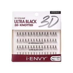 Kiss I-Envy Knotted Ultra Black 3D Individual Lash - Long #KPE03UD