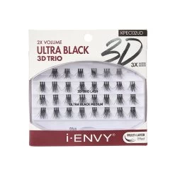 Kiss I-Envy Ultra Black 3D Trio Lash – Medium #KPEC02UD