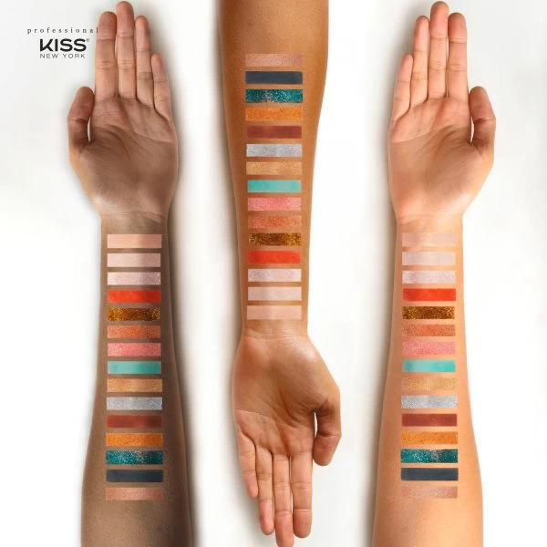 Kiss New York Eye Shadow Palette - KMSP02 Give Me Gold 3 Kiss New York Eye Shadow Palette - KMSP02 Give Me Gold - Image 3