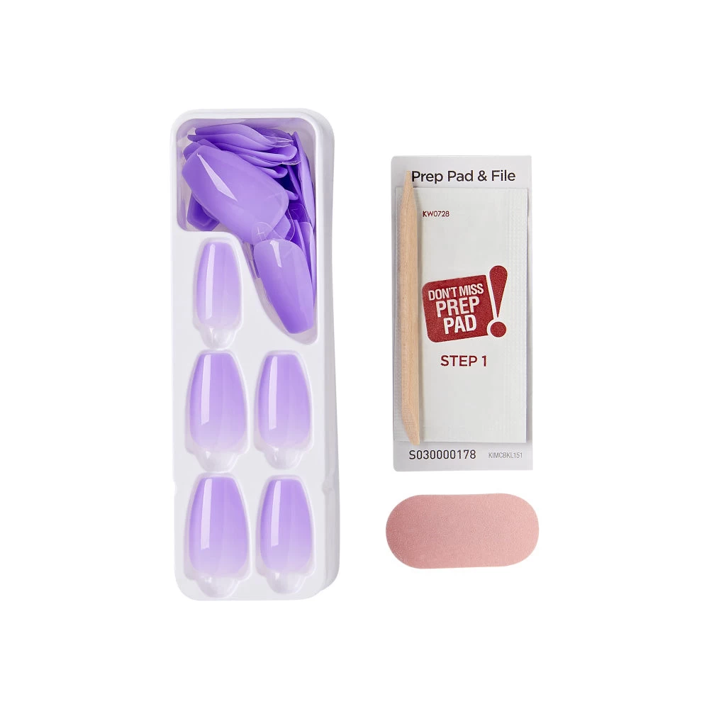 Kiss ImPRESS Color Peel & Press-On Nails - Lavender Jello 2 Kiss ImPRESS Color Peel & Press-On Nails - Lavender Jello - Image 2