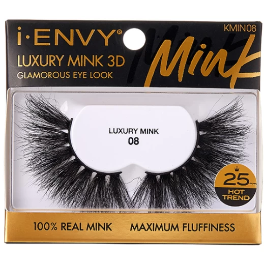 Kiss I-ENVY Luxury Mink 3D Lashes - KMIN08 1 Kiss I-ENVY Luxury Mink 3D Lashes - KMIN08