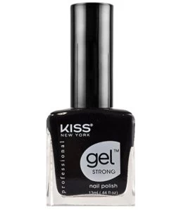 KISS Gel Strong Nail Polish KNP033 Black Hole