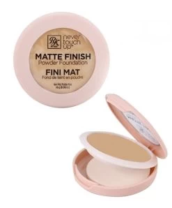 Never Touch Up Matte Finish Powder Foundation RMPFN05 Beige Glow -Kiss RMPFN05 2