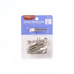 Red By Kiss Double Prong Clips 10PCS #HMC07