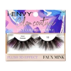 Kiss I-ENVY Color Couture Tint Colored Purple Mink Lashes - IC10