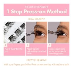 Kiss I-ENVY Press & Go Press-On Cluster Lashes All-In-1 Kit - Special Day (Curly) - IPK03 -Kiss c0713a9f052de73d190d96d57b1f61a6