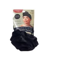 Red By Kiss Ritzy Velvet Keyshia Cole Top Knot Turban - HQ59 Black