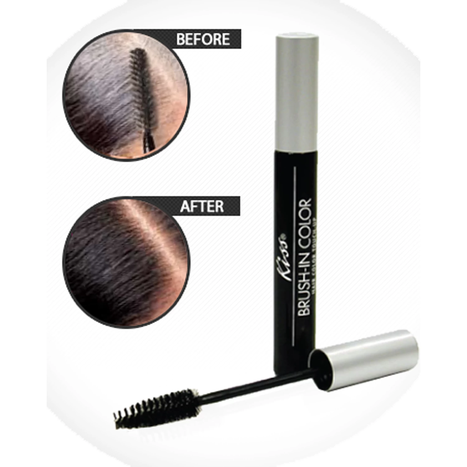 Kiss Quick Cover Gray Hair Touch Up Brush 1 Kiss Quick Cover Gray Hair Touch Up Brush