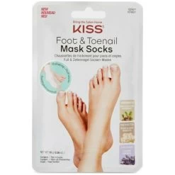 Kiss Foot & Toenail Mask Socks #KFM01