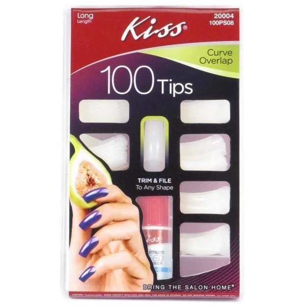 Kiss Plain Nail Kit – Curve Overlap 100PS08 1 Kiss Plain Nail Kit – Curve Overlap 100PS08