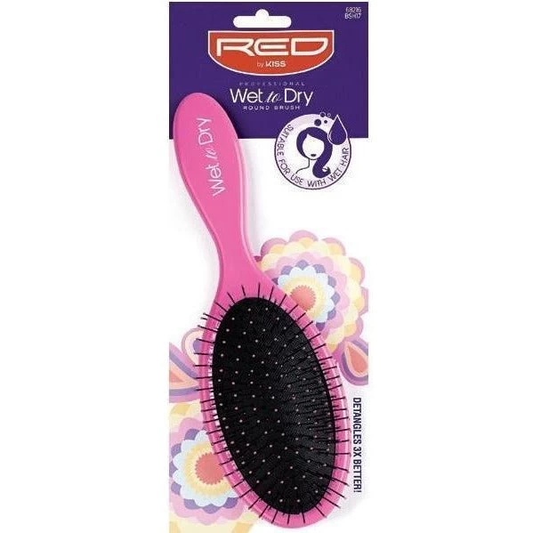 Red By Kiss Professional Wet To Dry Round Brush #BSH17 1 Red By Kiss Professional Wet To Dry Round Brush #BSH17